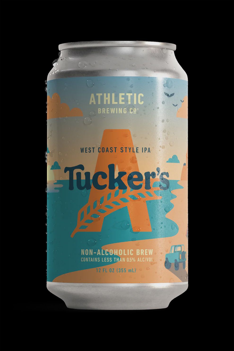 12oz-C Athletic Brewing "Tucker's West Coast IPA" NA Beer