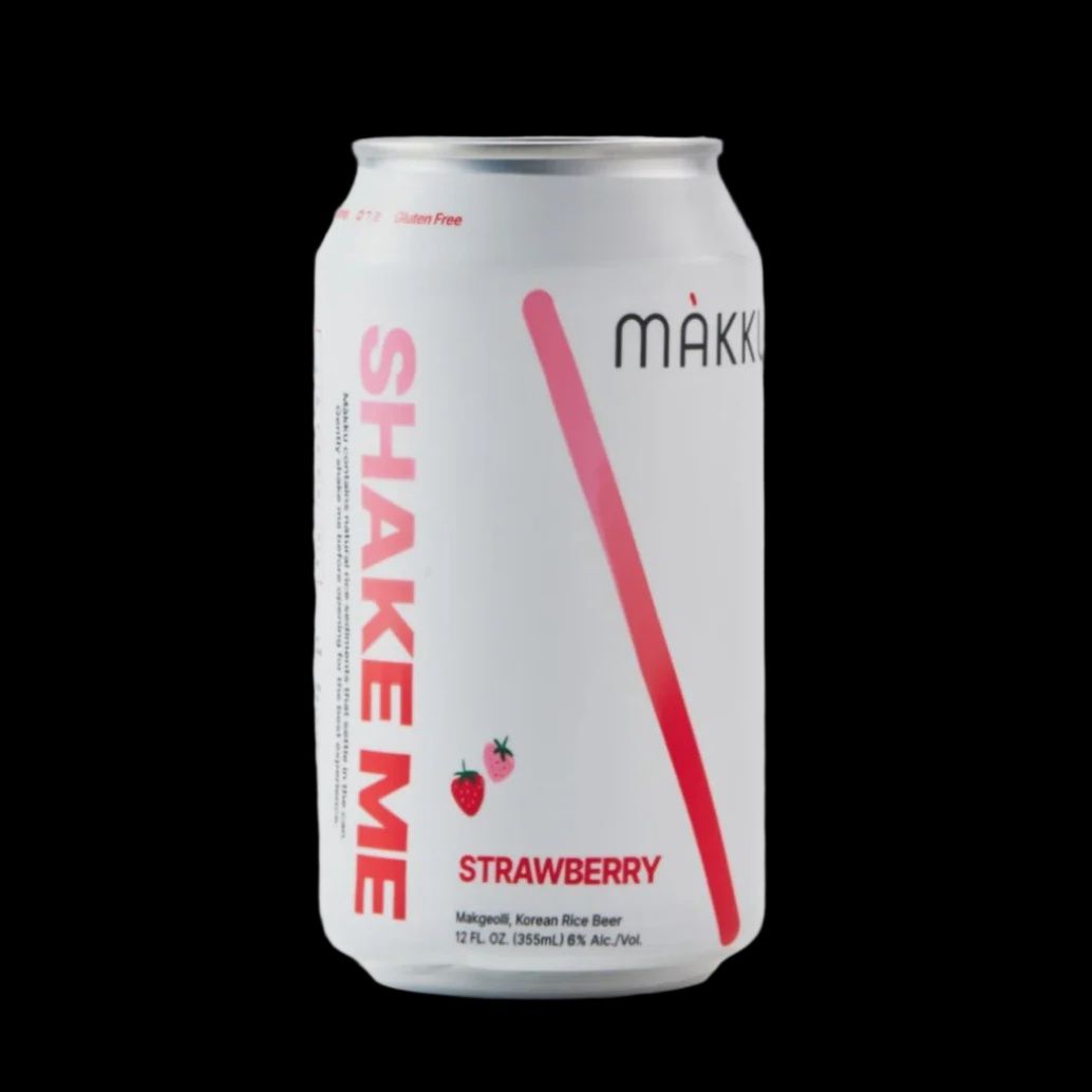 12oz-C Makku " Strawberry Makgeolli" Rice Ale