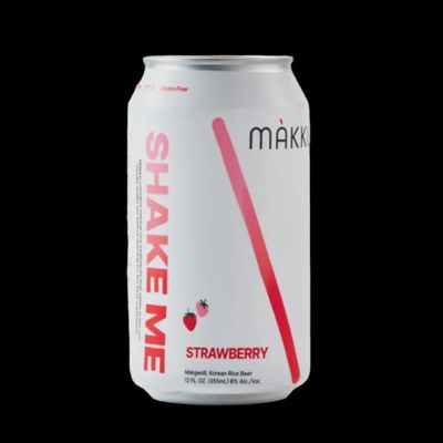 12oz-C Makku " Strawberry Makgeolli" Rice Ale