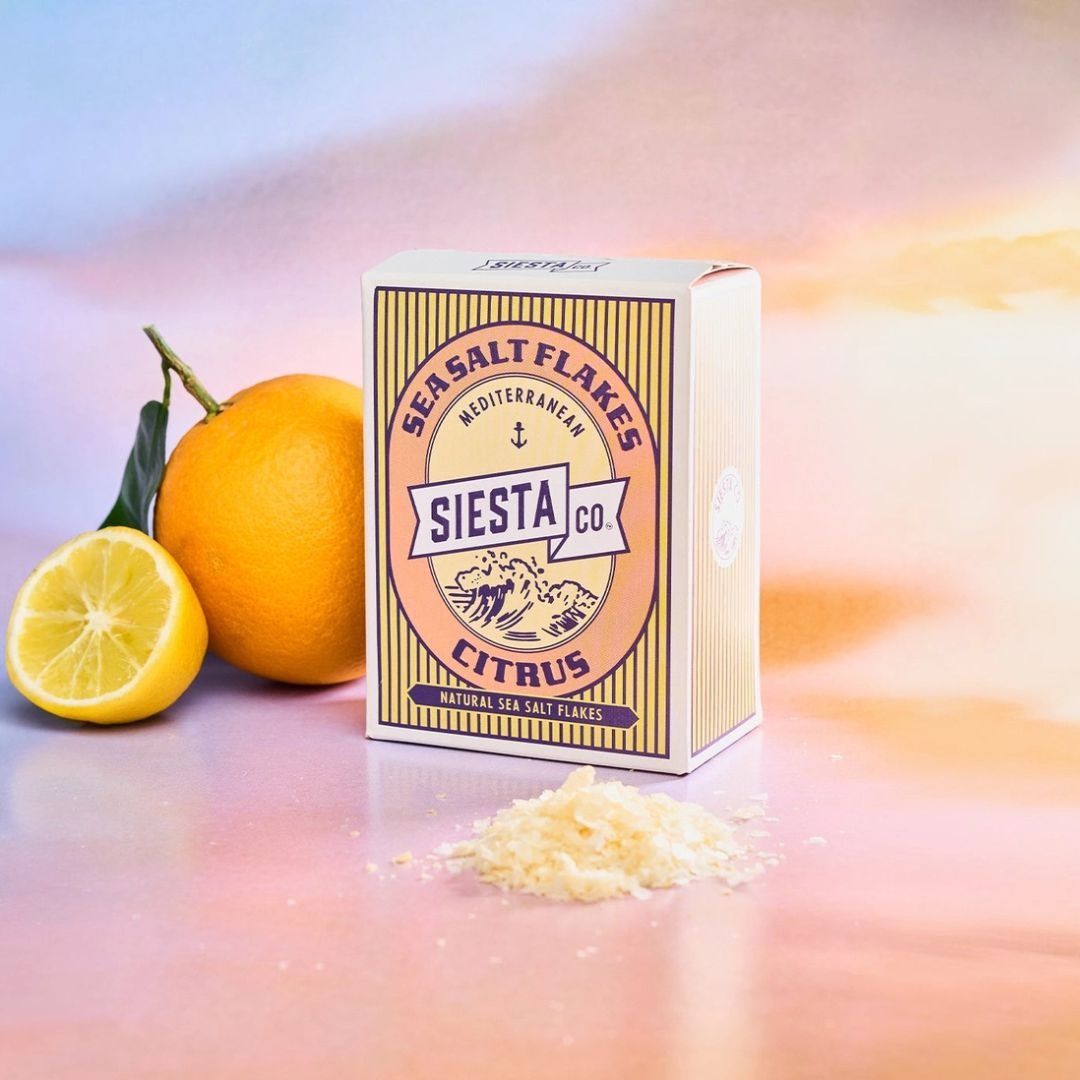 4oz Siesta Co. "Citrus Sea Salt Flakes" Carton