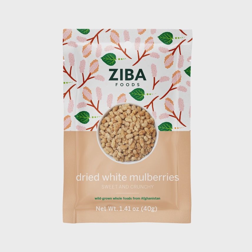 1oz Ziba Foods "Dried White Mulberries"