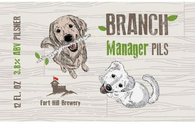 12oz-C  Fort Hill "Branch Manager" Pilsner