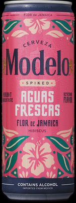 12oz-C Modelo "Flor de Jamaica (Hibiscus)" Spiked Aguas Frescas