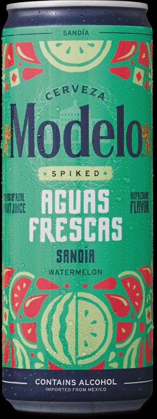 12oz-C Modelo "Sandia (Watermelon)" Spiked Aguas Frescas
