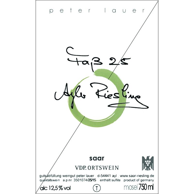 Peter Lauer Fass 25 Mosel Riesling Trocken 750ml
