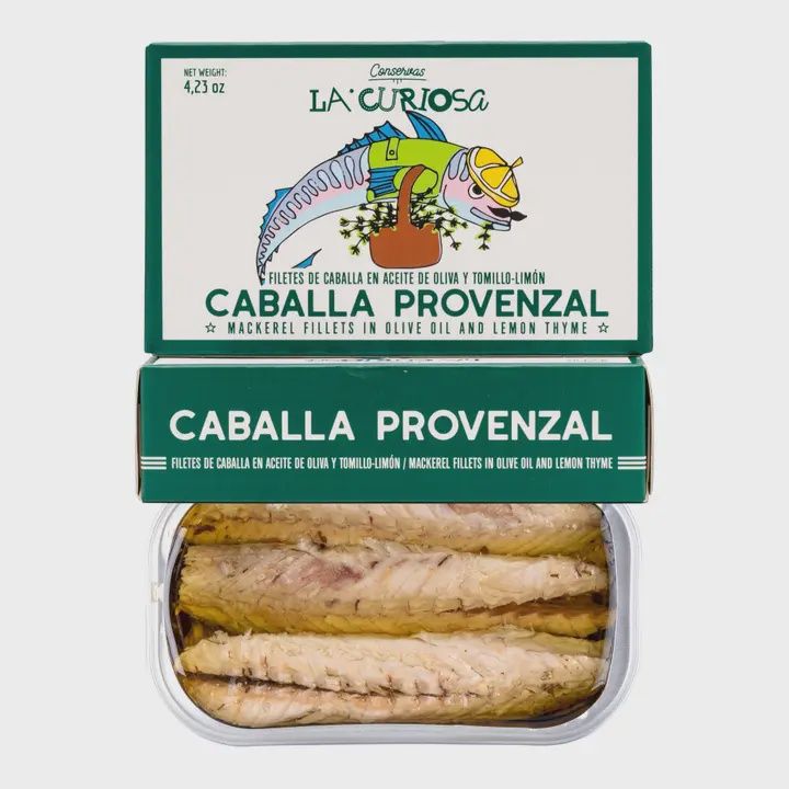 120g La Curiosa "Mackerel w/ Lemon-Thyme in Olive Oil"