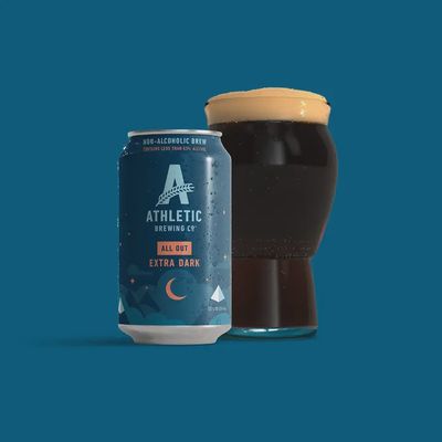 12oz-C Athletic Brewing "All Out Extra Dark" N/A Beer