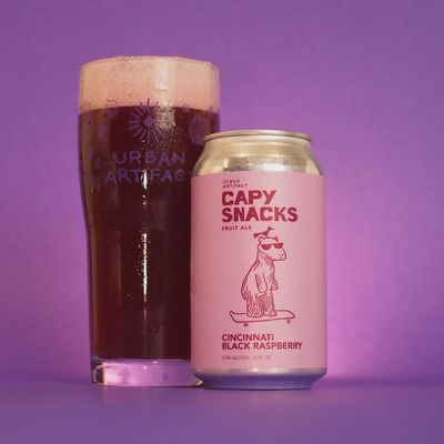 12oz-C Urban Artifact "Capy Snacks - Cincinnati Black Raspberry" Fruited Ale