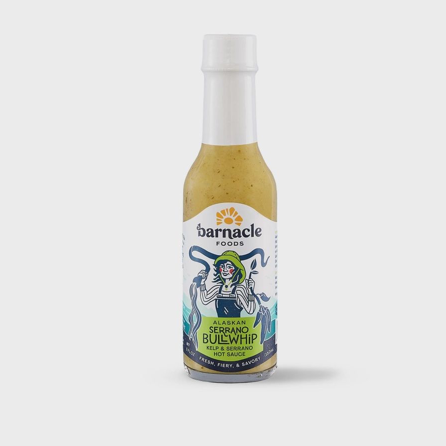 5.5oz Barnacle Foods "Serrano Bullwhip" Hot Sauce