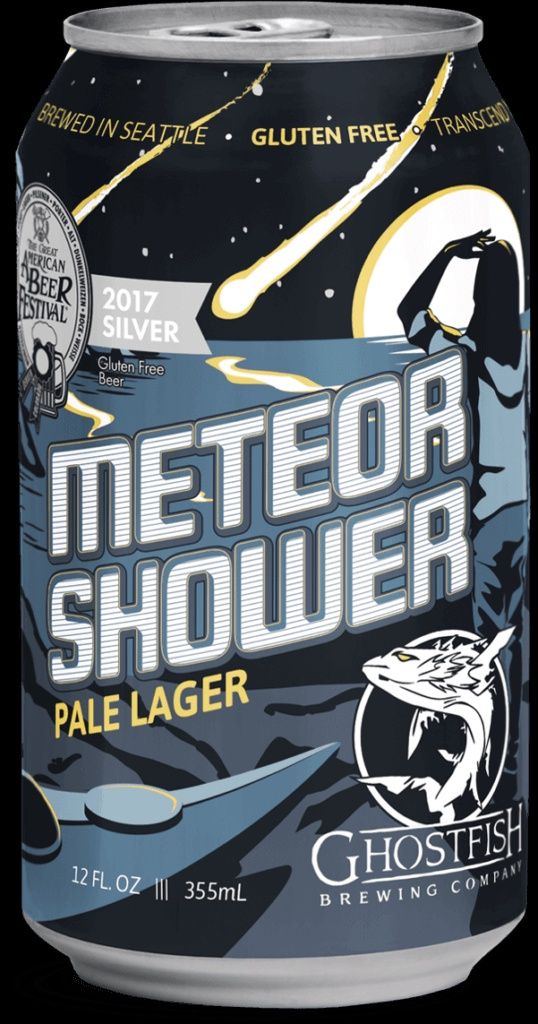 12oz-C Ghostfish "Meteor Shower" Gluten Free Pale Lager
