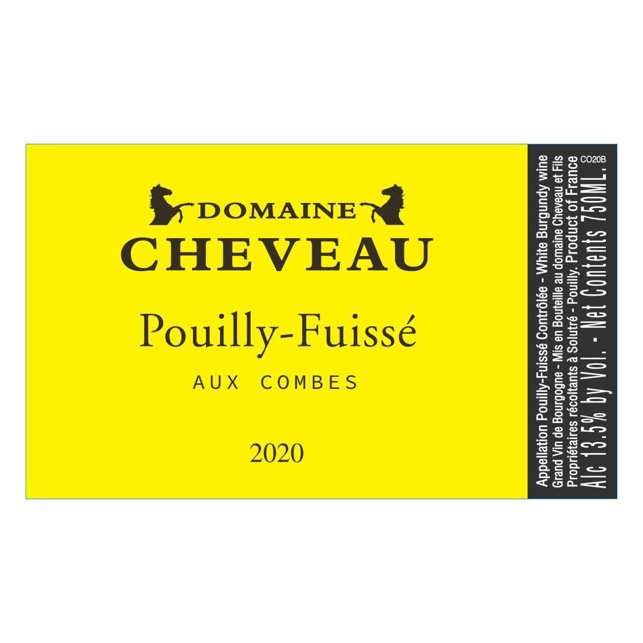Domaine Cheveau Pouilly Fuisse Aux Combes 750mL