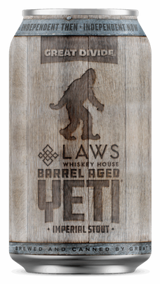 12oz-C Great Divide x Laws "Barrel Aged" (BA) Yeti Imperial Stout