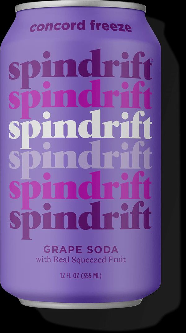 12oz-C Spindrift "Concord Freeze" Soda