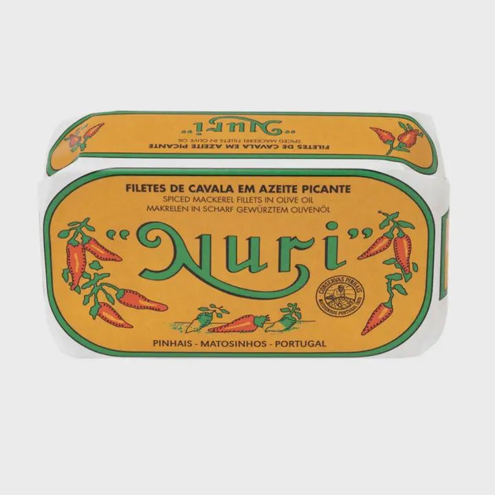 125g Nuri "Nuri Spiced Mackerel Fillets in Olive Oil"