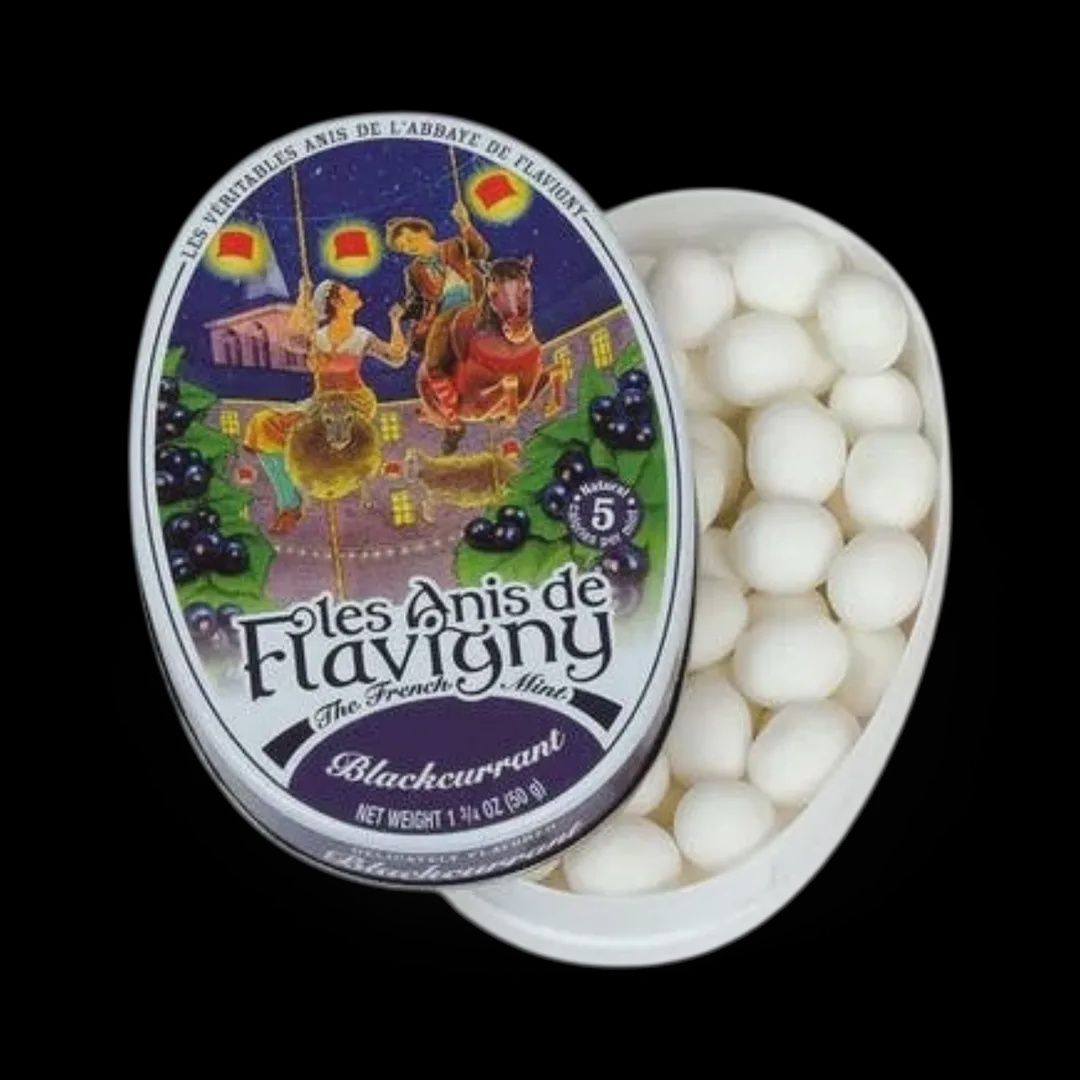 1.8oz Les Anis de Flavigny "Blackcurrant" Mints