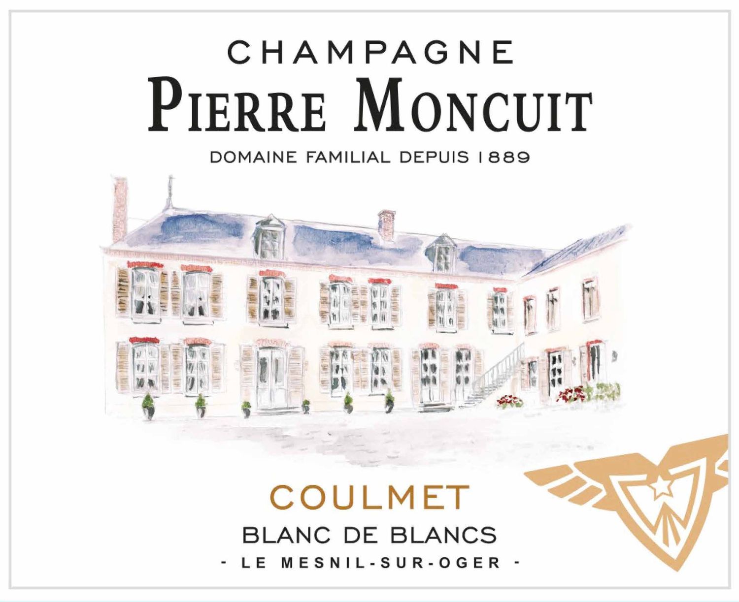 Champagne Pierre Moncuit "Coulmet" Blanc De Blanc Champagne750mL