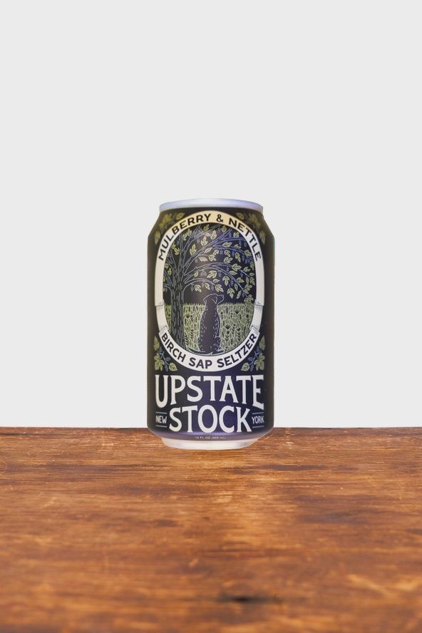 12oz-C Upstate Stock Seltzers "Mulberry &amp; Nettle Birch Sap" Seltzer