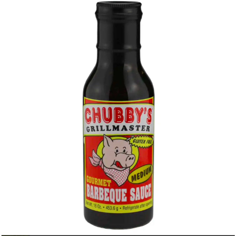 16oz Chubby's BBQ Sauce -Medium