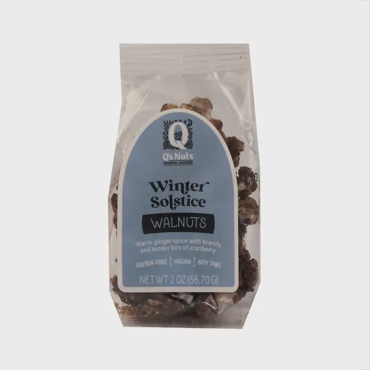 2.5oz Q's Nuts "Winter Solstice Walnuts"