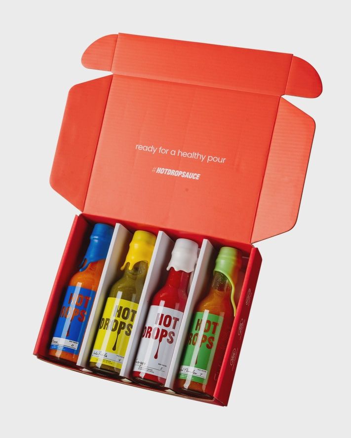 Hot Drops Gift Pack (4 Bottles)