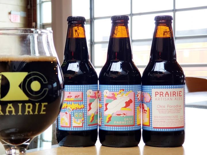 12oz-B Prairie "Okie Paradise" Bourbon BA Imperial Stout/Brown