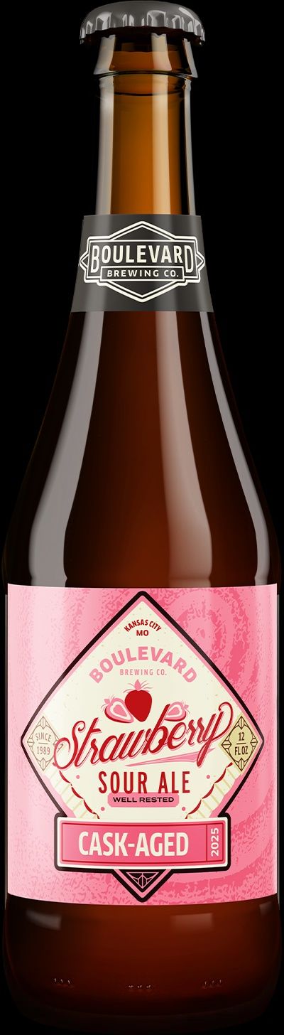 12oz-B Boulevard "Strawberry Sour Ale" Imperial Sour