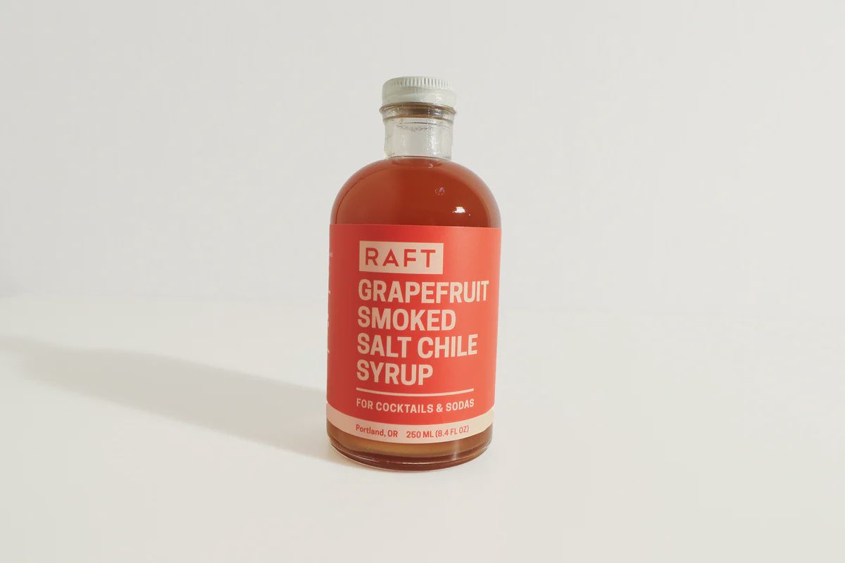 250mL Raft Grapefruit Chile Smoked Salt Syrup