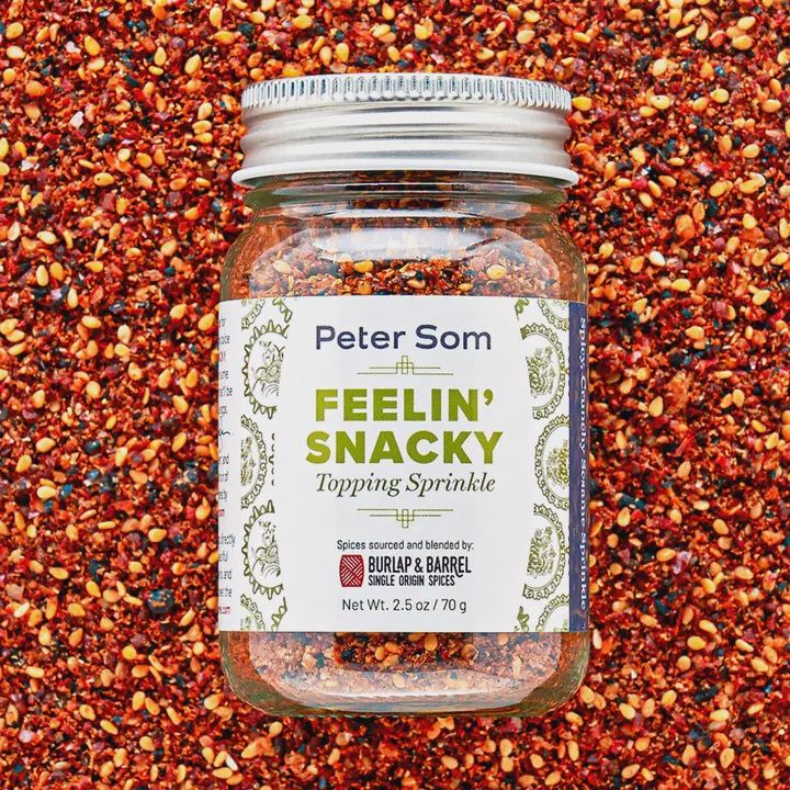 2.5oz Burlap &amp; Barrel x Peter Som "Feelin' Snacky Topping Sprinkle" Single Origin Spice Blend