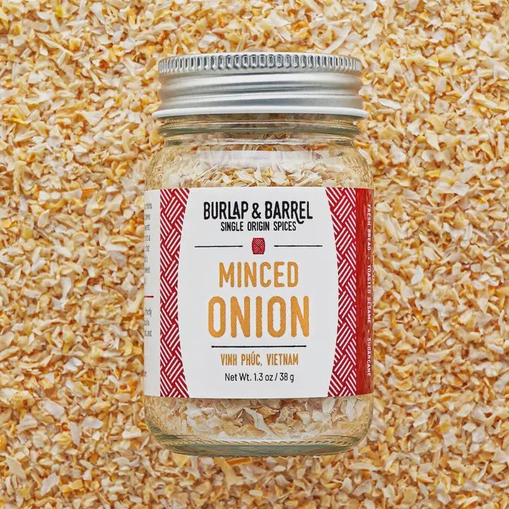 1.3oz Burlap &amp; Barrel "Minced Onion" Single Origin Spice &amp; Seasoning