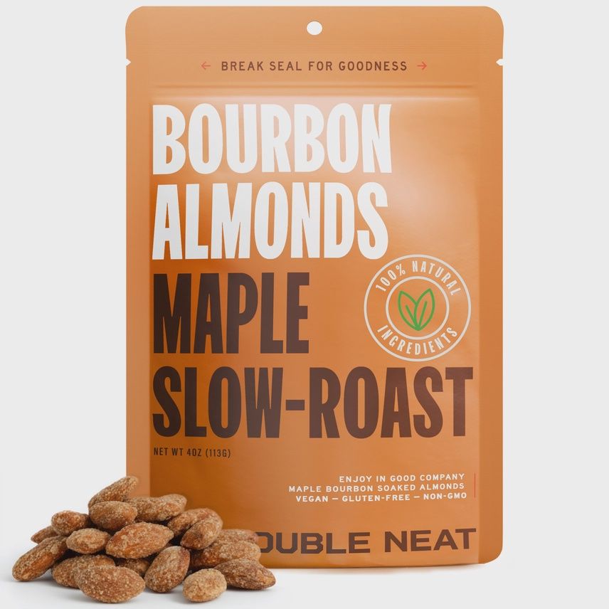 4oz Double Neat "Maple Bourbon Almonds"