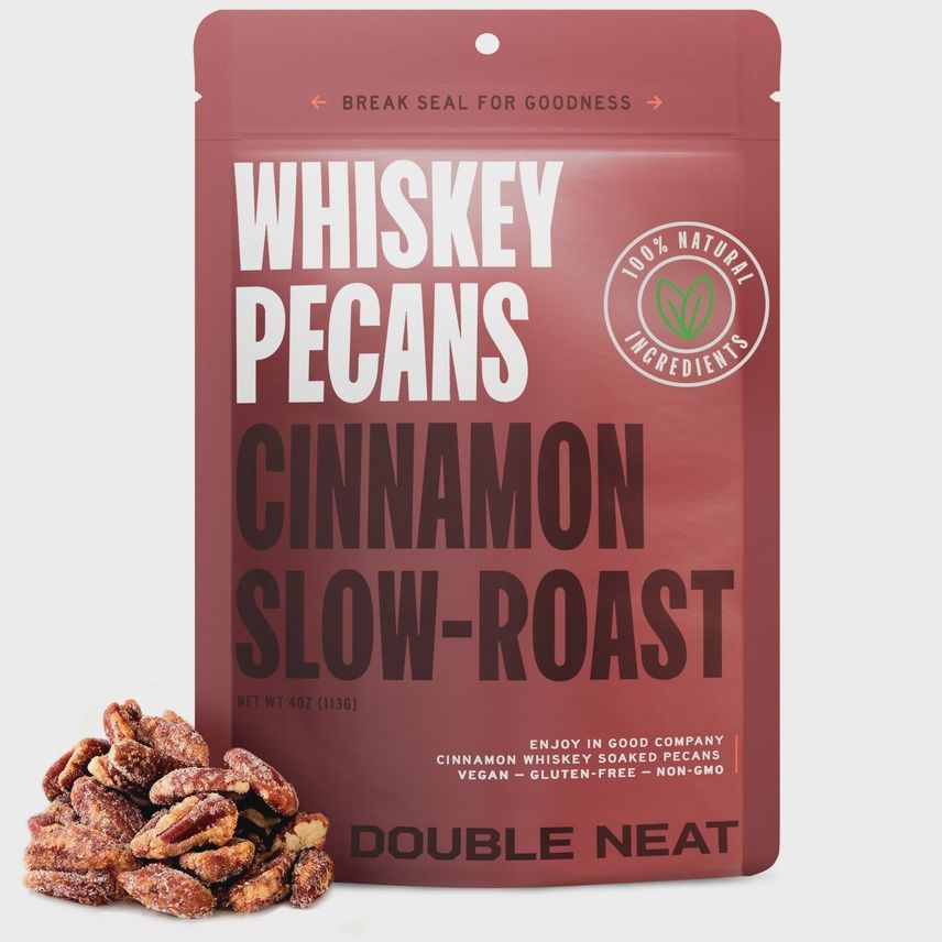 4oz Double Neat "Cinnamon Whiskey Pecans"