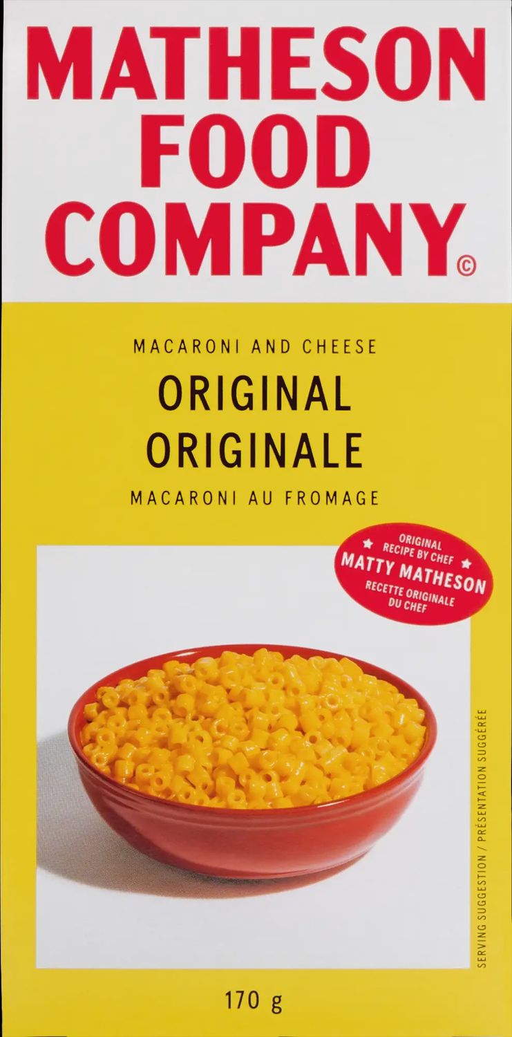 170g Matheson Food Company "Original" Macaroni &amp; Cheese