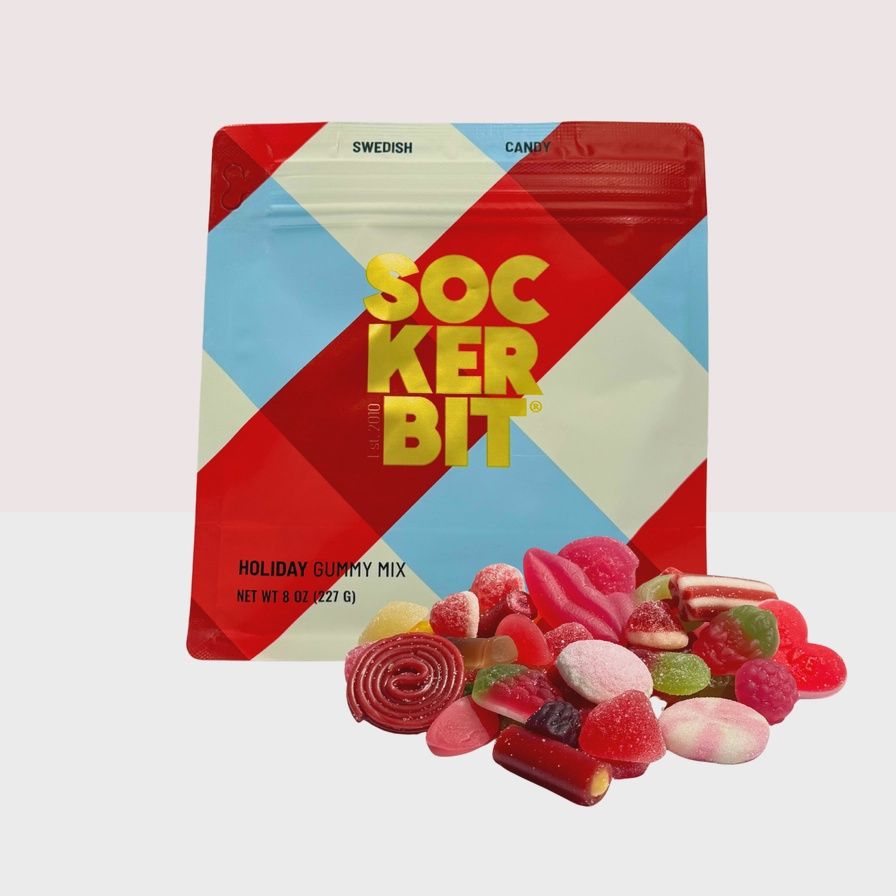 8oz Sockerbit "Holiday Mix" Swedish Candy Bag