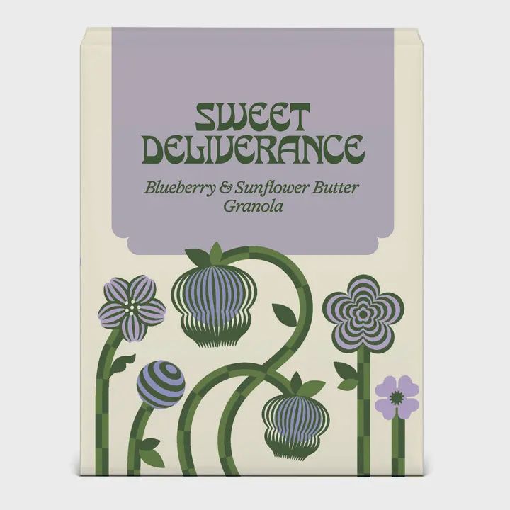 7oz Sweet Deliverance "Blueberry &amp; Sunflower Butter" Granola Box