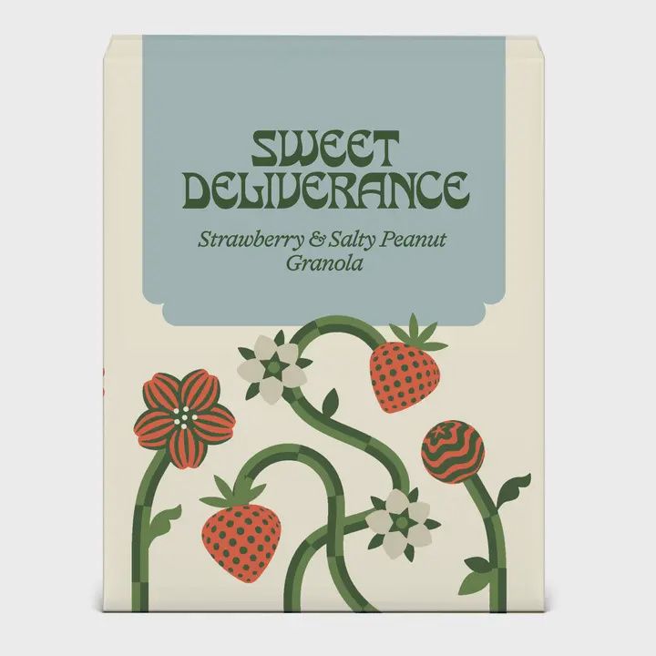 7oz Sweet Deliverance "Strawberry &amp; Salty Peanut" Granola Box