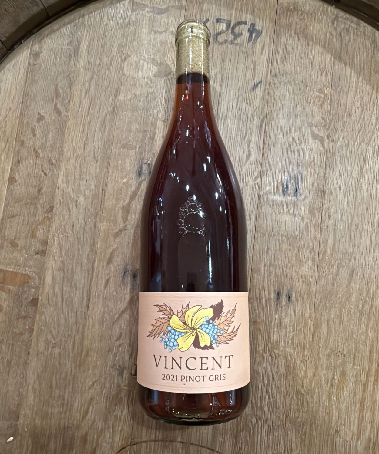 Vincent Skin Contact Pinot Gris 750mL