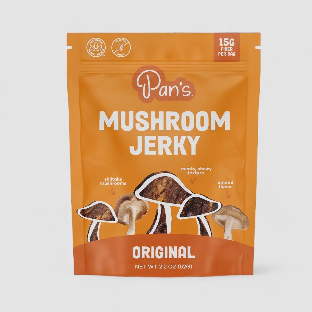 2.2oz Pan's Mushroom Jerky  "Original"