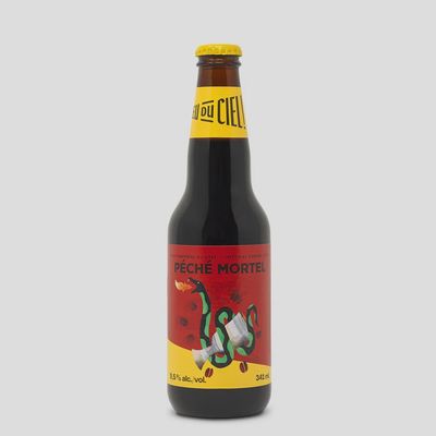 11.2oz-B Dieu Du Ciel! Bourbon Barrel Peche Mortel