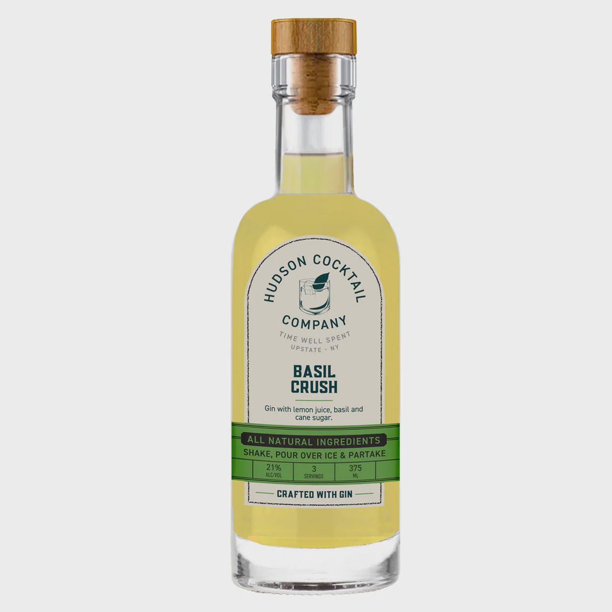 375mL Hudson Cocktail Basil Crush