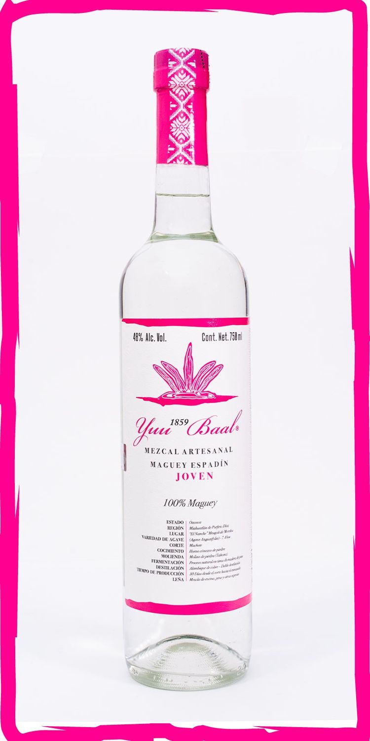 Yuu Baal Espadin Joven Mezcal 750mL