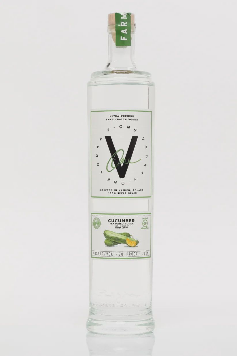 V-One Cucumber Vodka 750mL