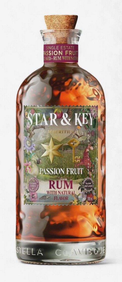 Star &amp; Key Passionfruit Rum 750mL