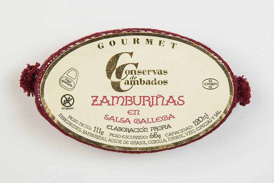 111g  Conservas de Cambados "Small Scallops in Galician Sauce"