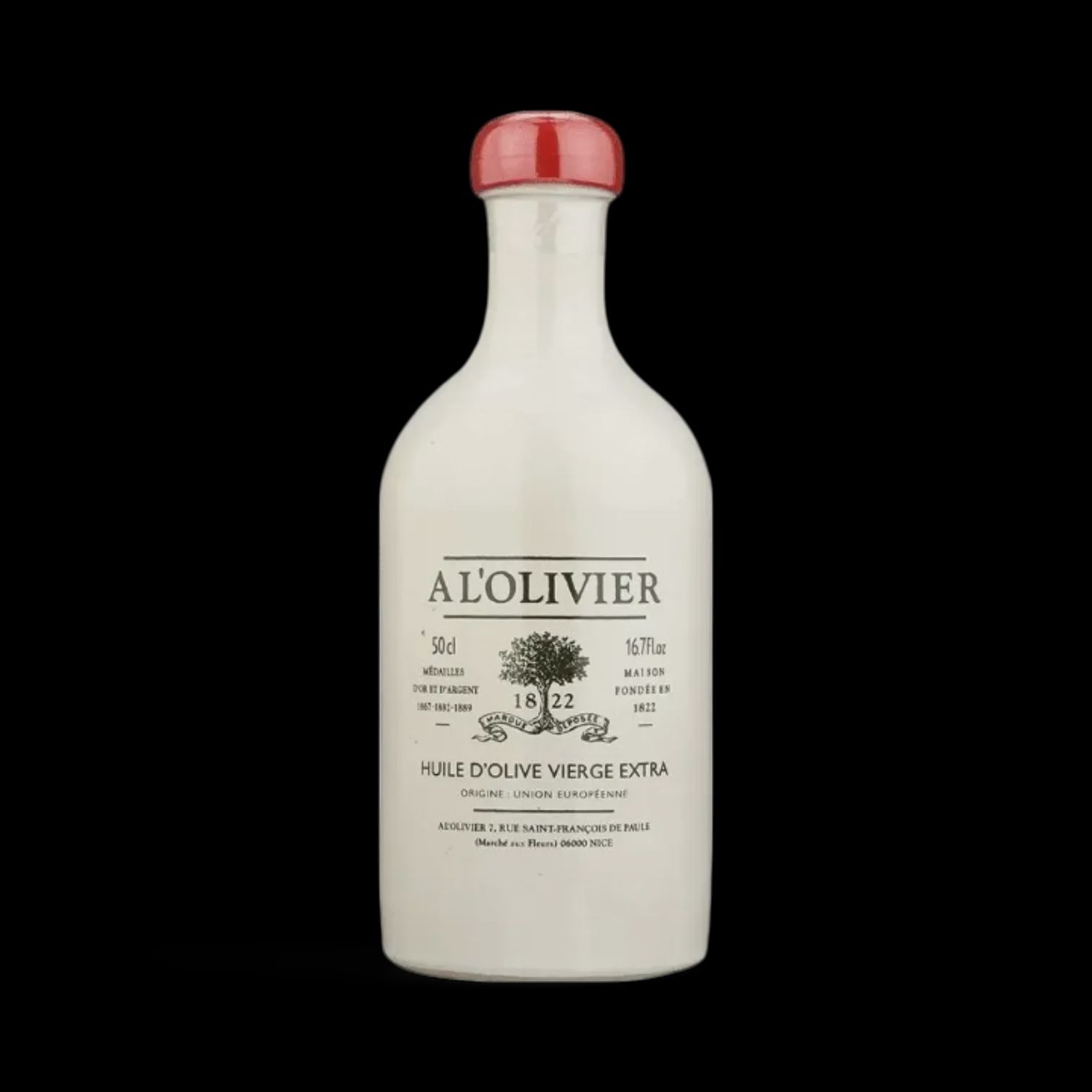 16.9oz A l'Olivier "Extra Virgin Olive Oil" Stone Jar