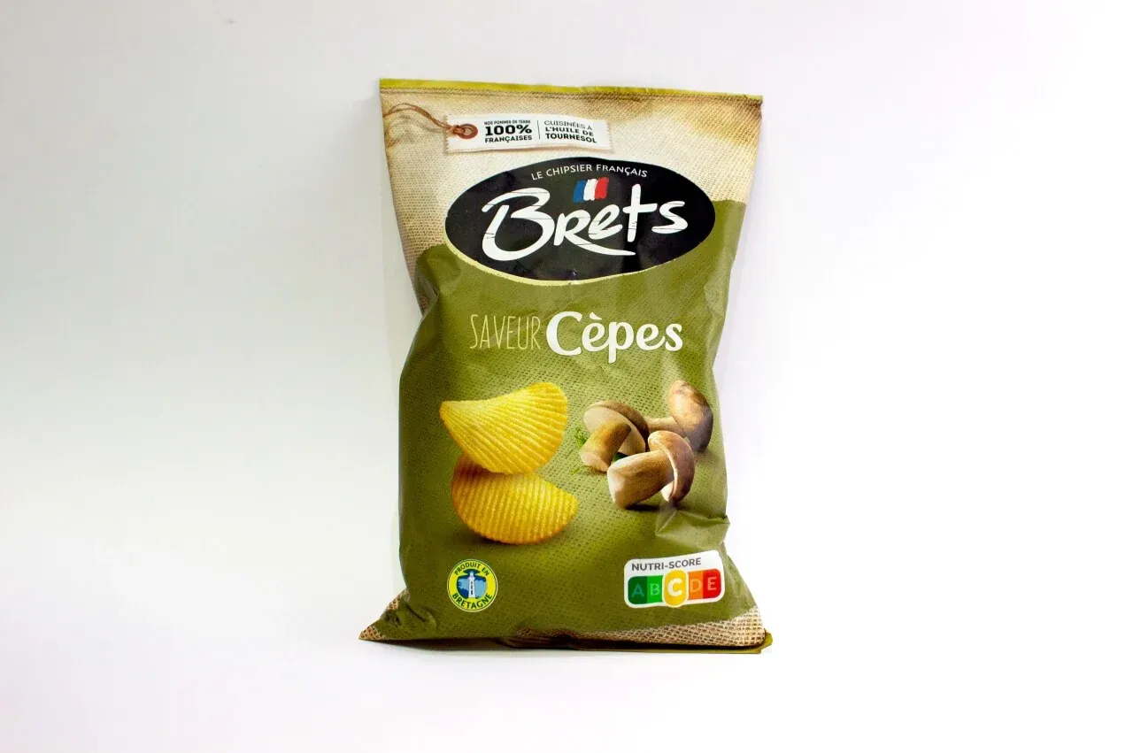 125g Brets "Cepes" (Porcini) Chips