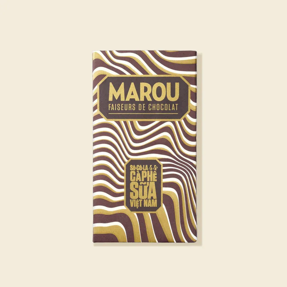 80g Marou "Ca Phe Sua (Vietnamese Coffee) 44%" Milk Chocolate