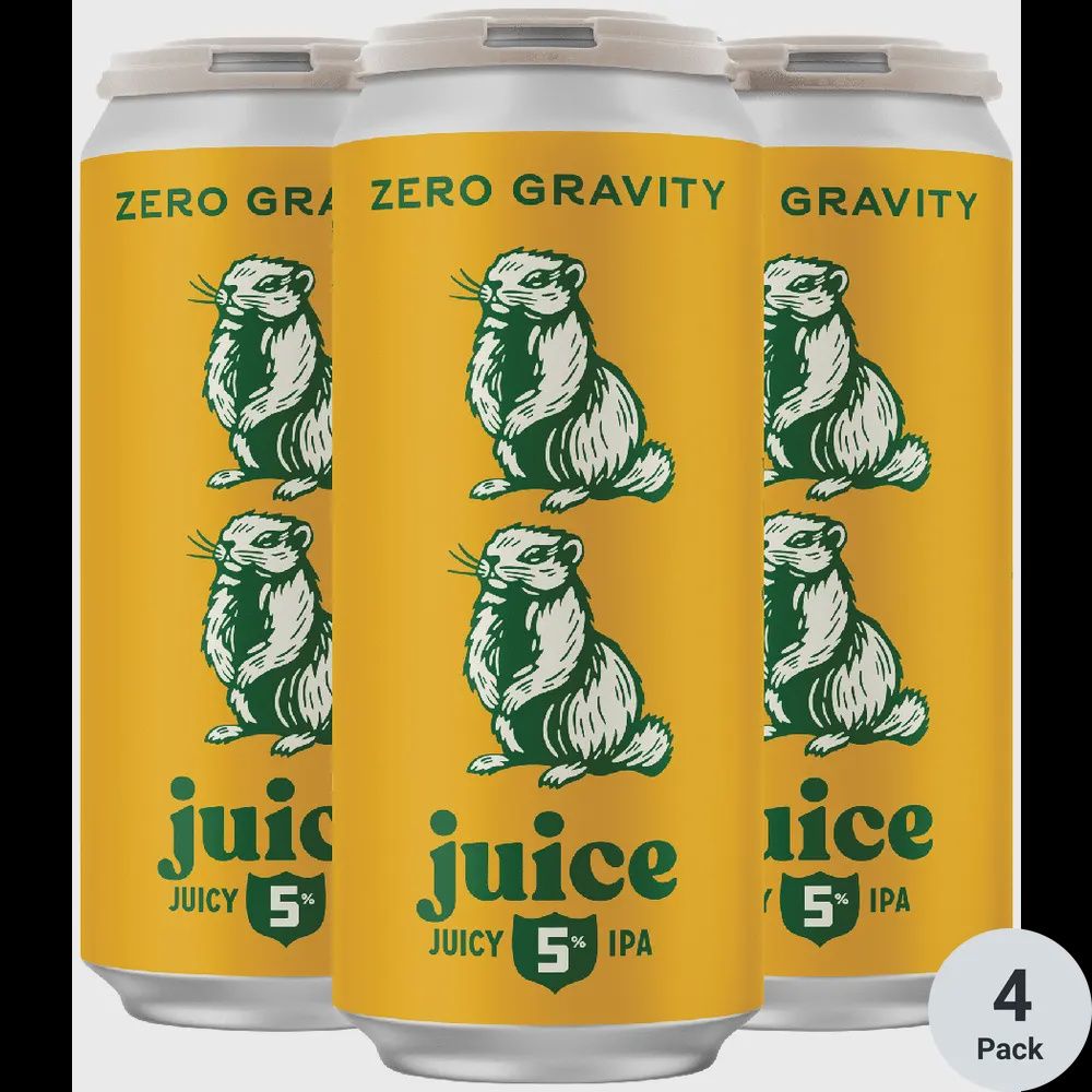 12oz-C Zero Gravity "Woodchuck, Woodchuck Juice" IPA
