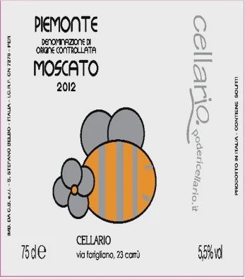 Poderi Cellario Moscato 750mL