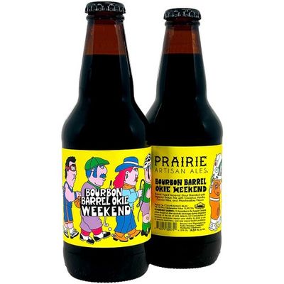 12oz-B Prairie "Bourbon Barrel Okie Weekend" Bourbon BA Imperial Stout