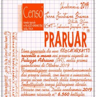 Il Censo Praruar Catarrato Terre Siciliane Bianco 750mL